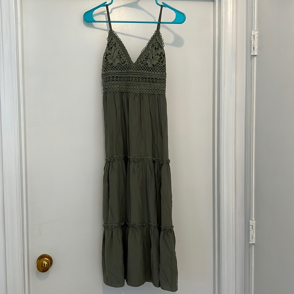 Olive Green Sundress